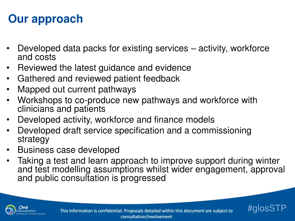 our approach 1