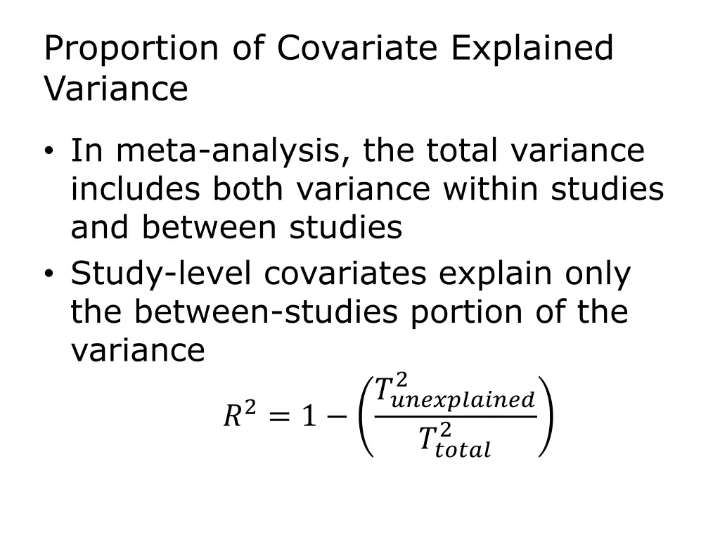proportion of covariate explained variance