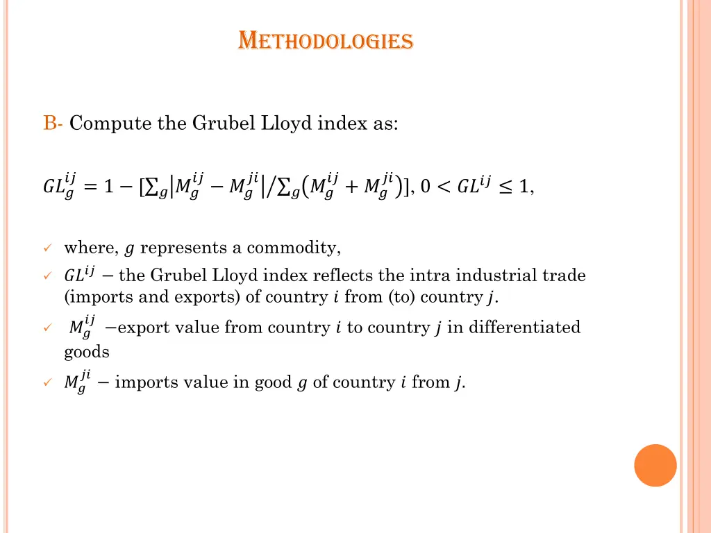 m ethodologies 1