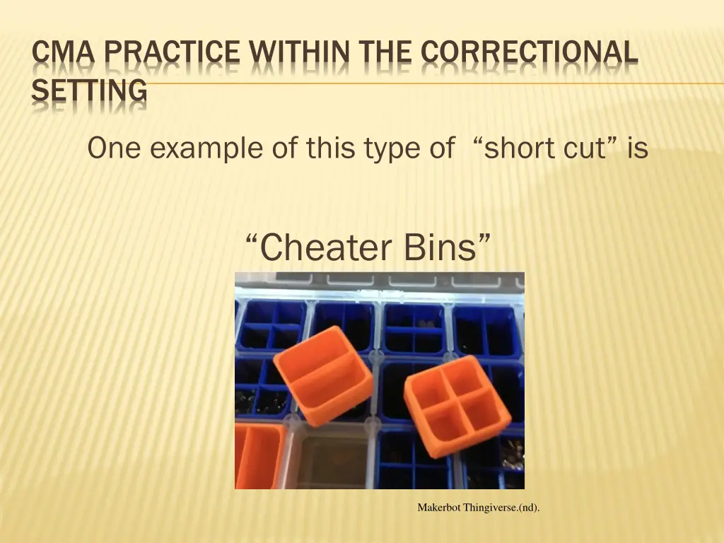 cma practice within the correctional setting 17