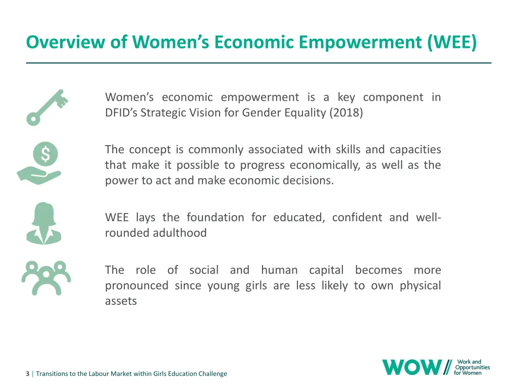 overview of women s economic empowerment wee