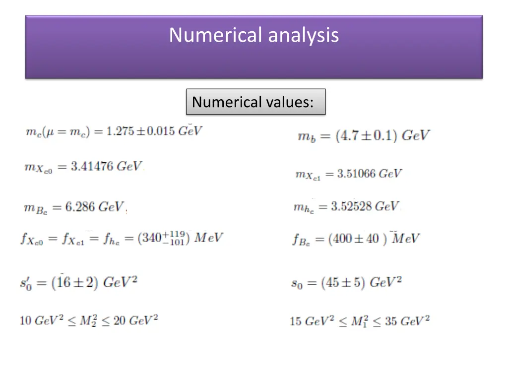 numerical analysis