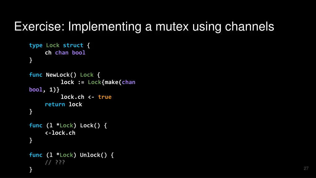 exercise implementing a mutex using channels 3