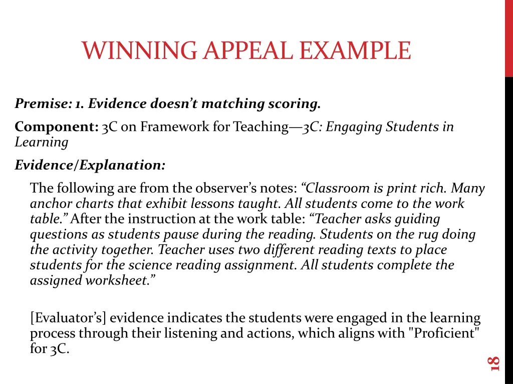 winning appeal example 1