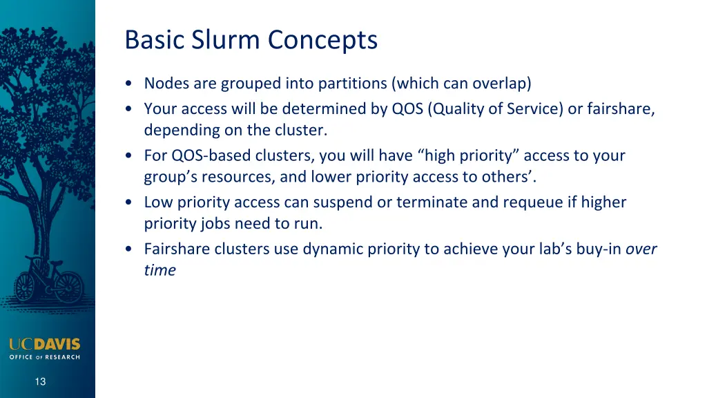 basic slurm concepts