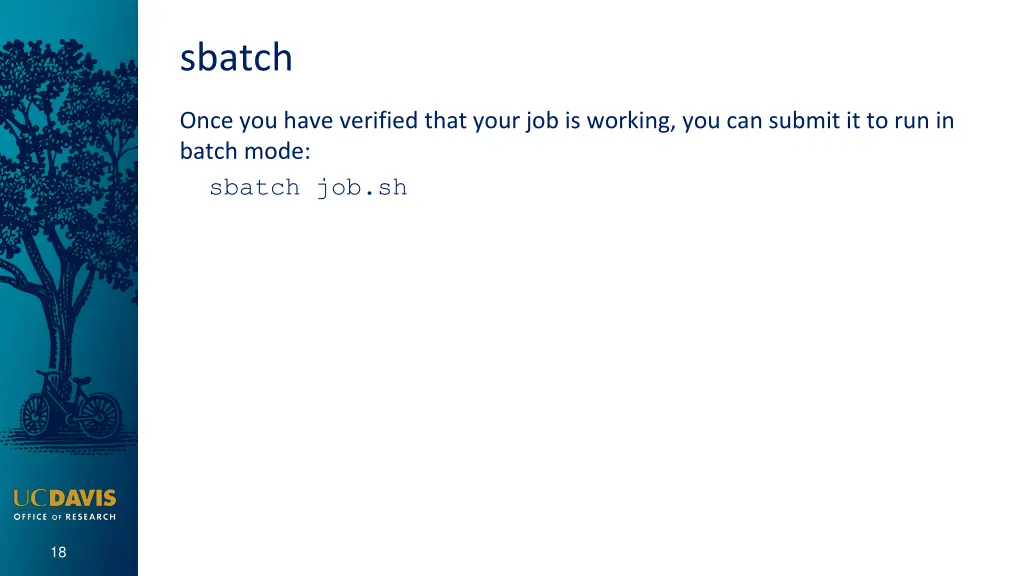 sbatch