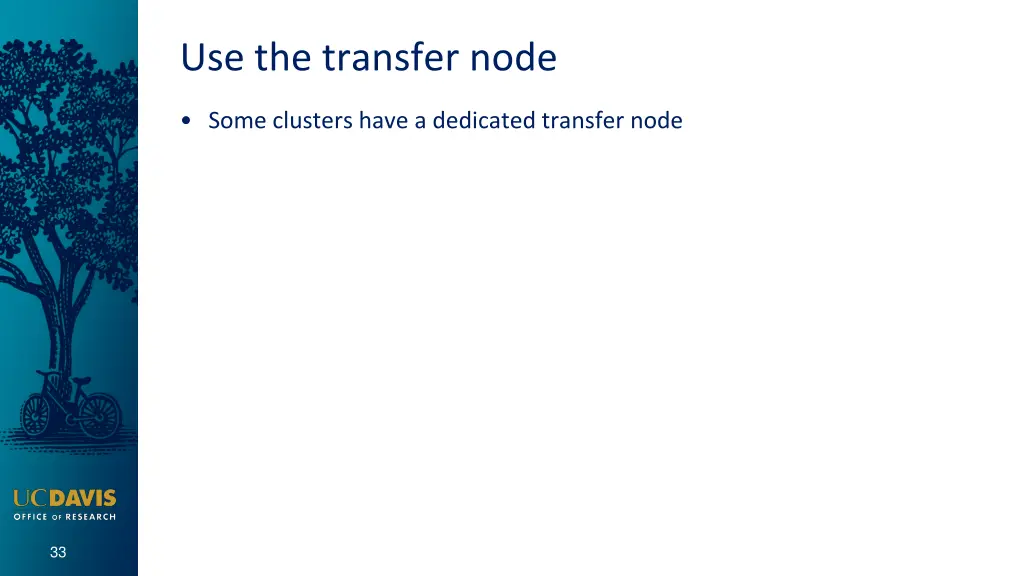 use the transfer node