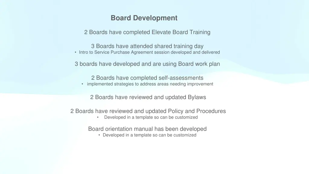 board development