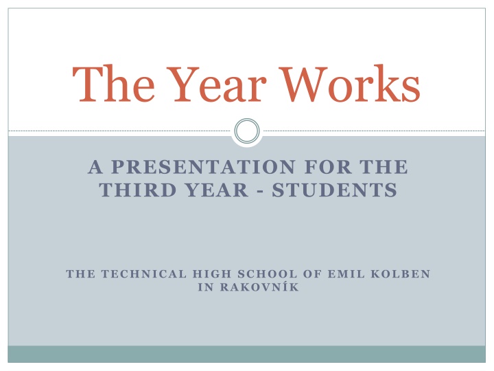 the year works