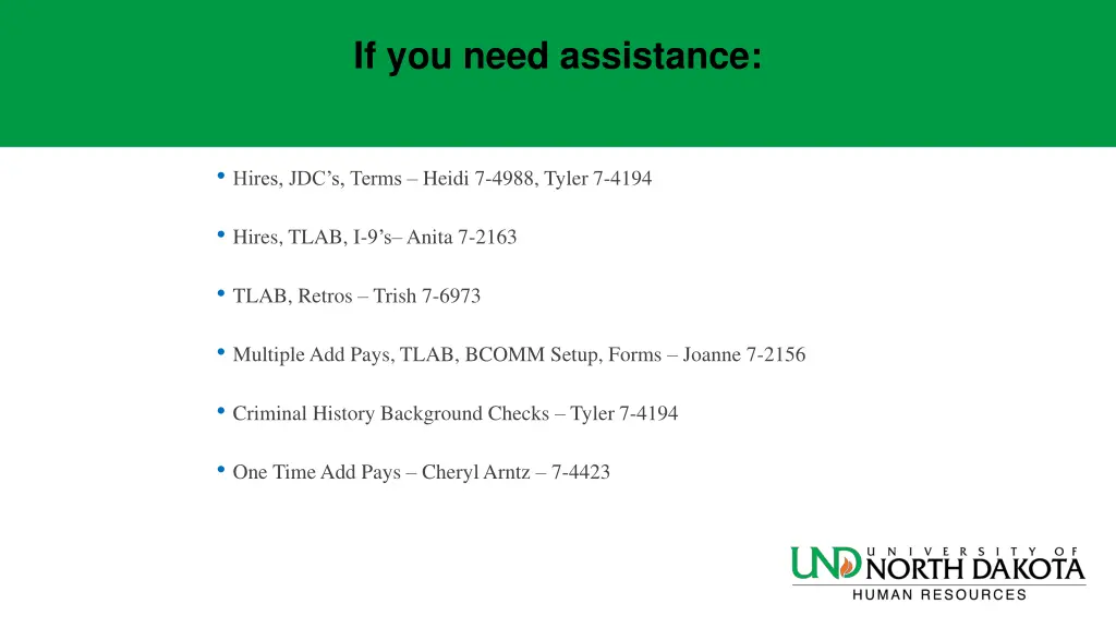 if you need assistance