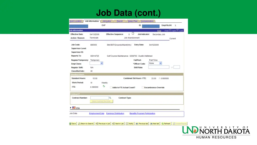 job data cont