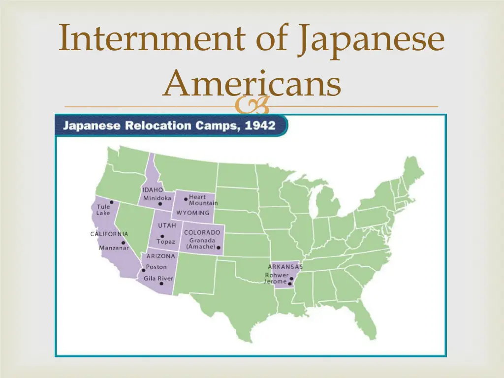 internment of japanese americans 1
