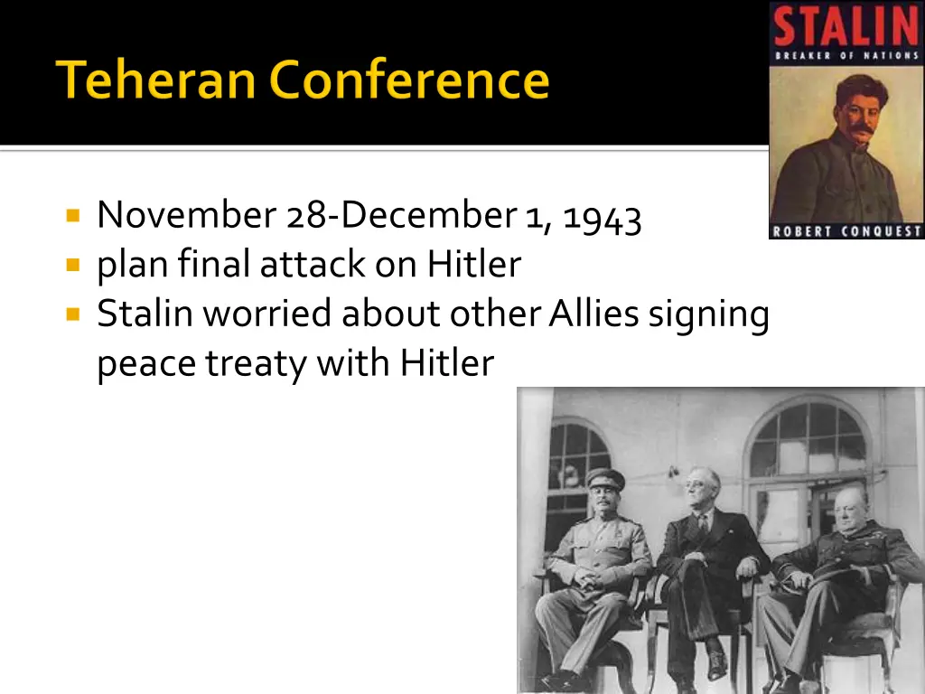 november 28 december 1 1943 plan final attack