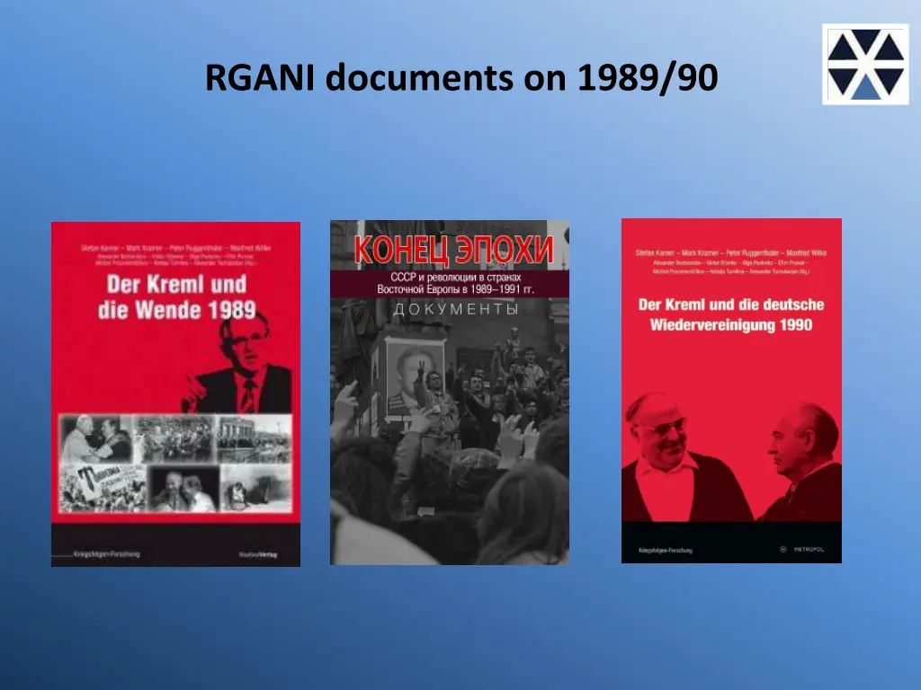 rgani documents on 1989 90