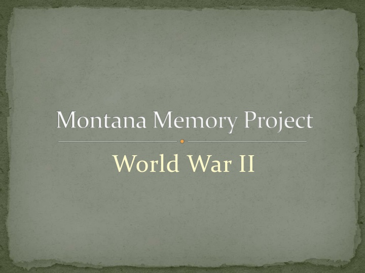 montana memory project