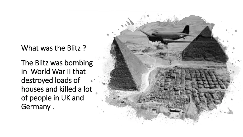what was the blitz what was the blitz 1