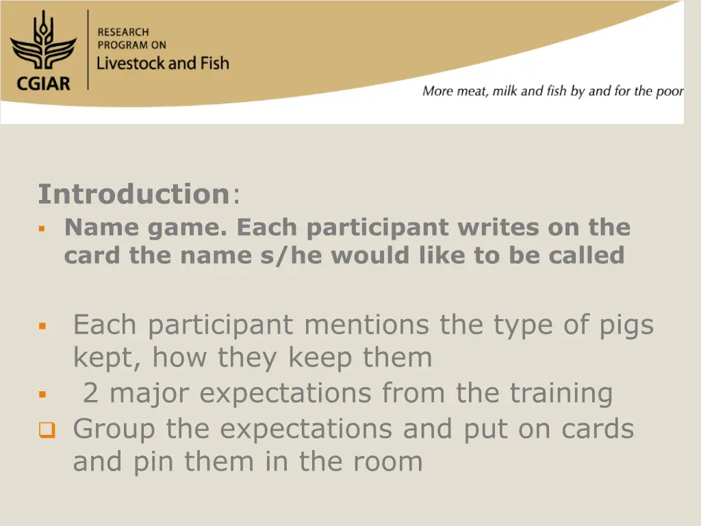 introduction name game each participant writes