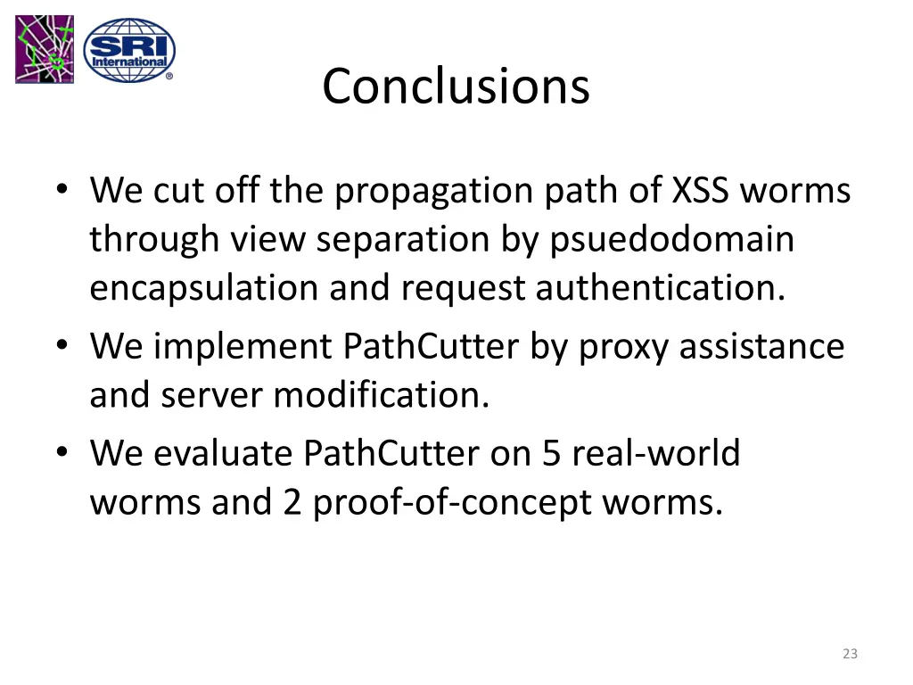 conclusions