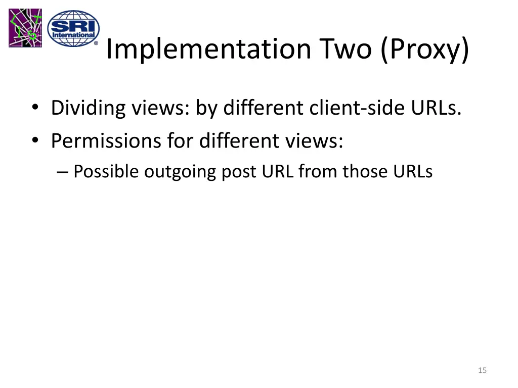 implementation two proxy