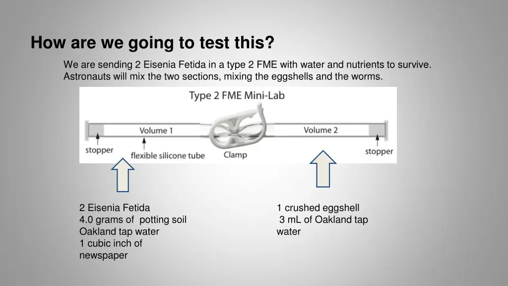 how are we going to test this