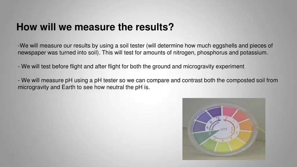 how will we measure the results