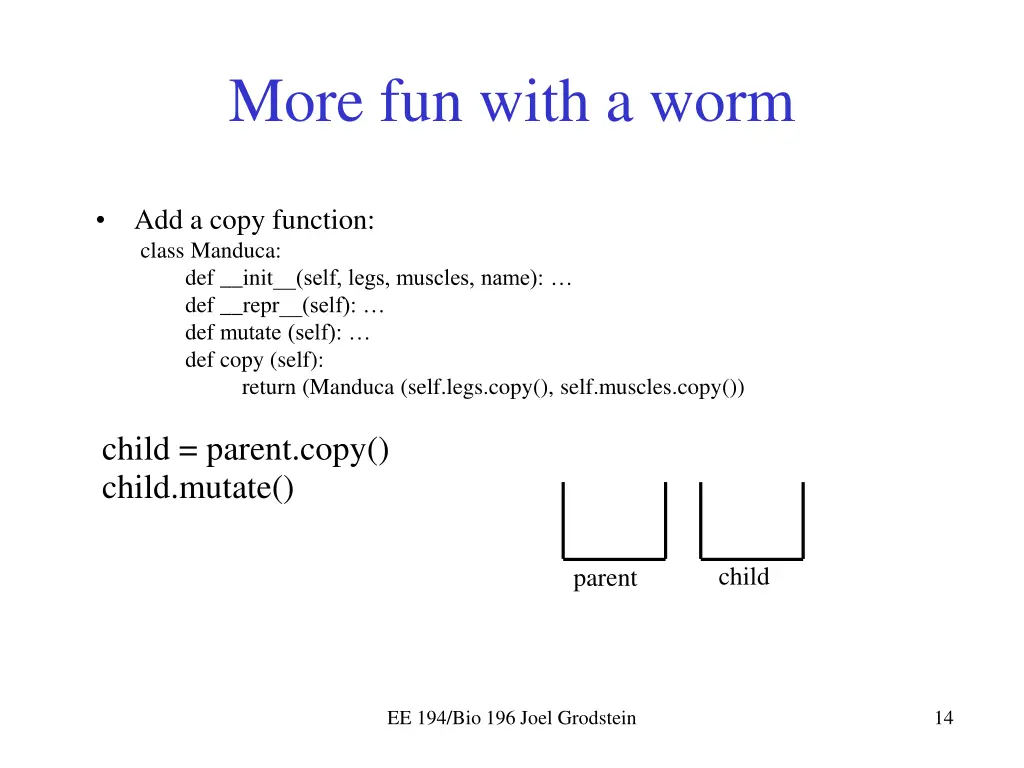 more fun with a worm