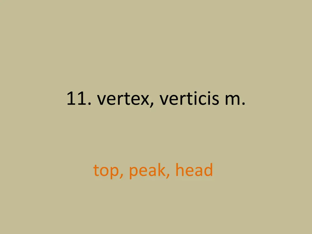 11 vertex verticis m 1