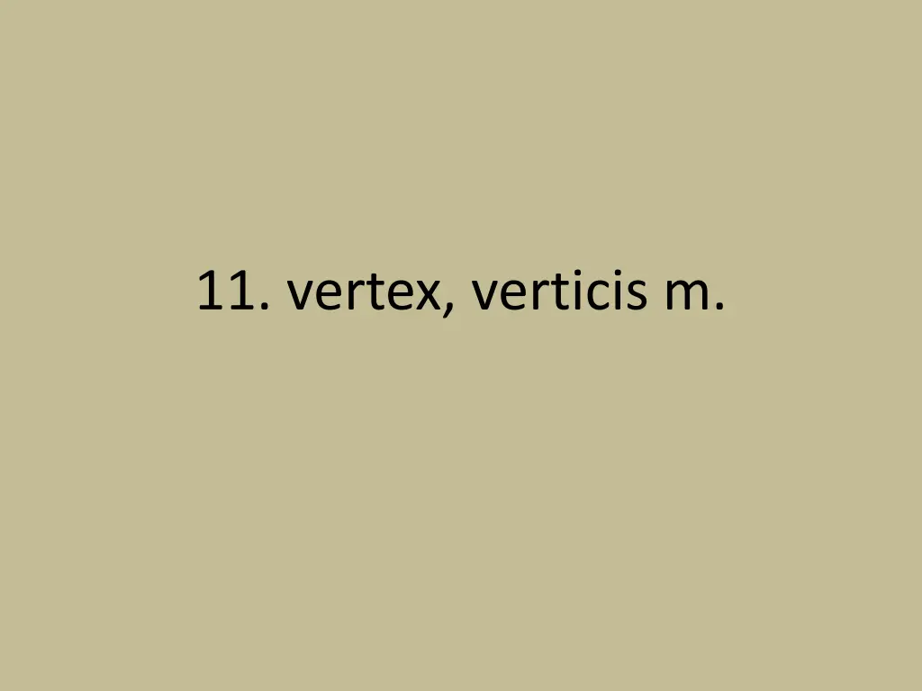11 vertex verticis m