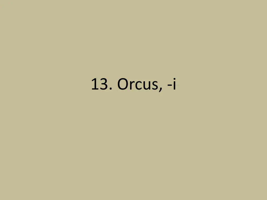 13 orcus i