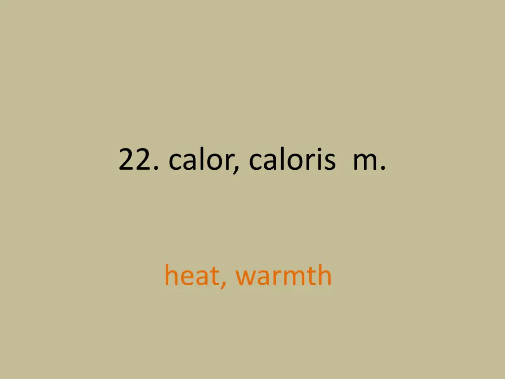 22 calor caloris m 1