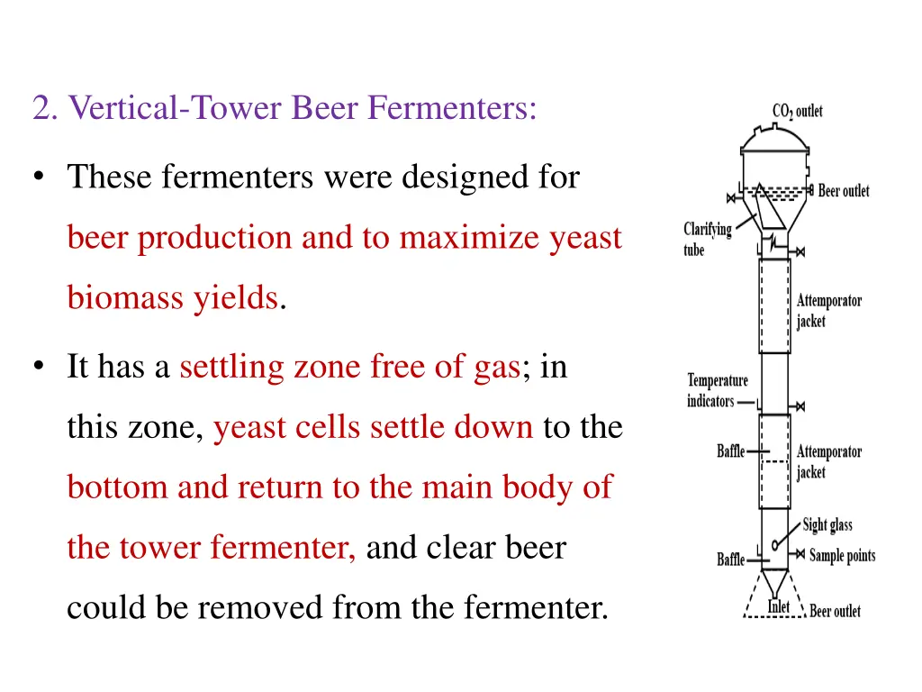 2 vertical tower beer fermenters