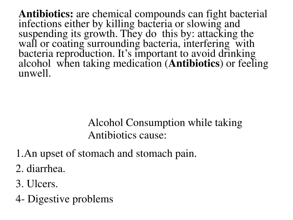 antibiotics are chemical compounds can fight