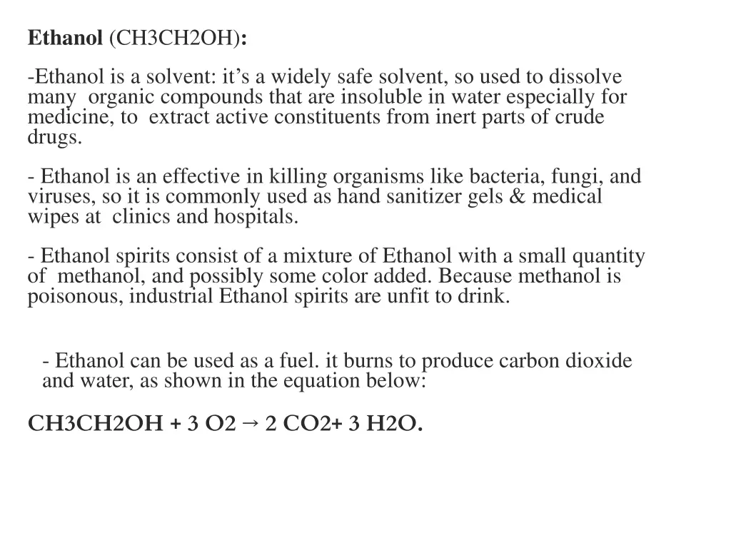 ethanol ch3ch2oh