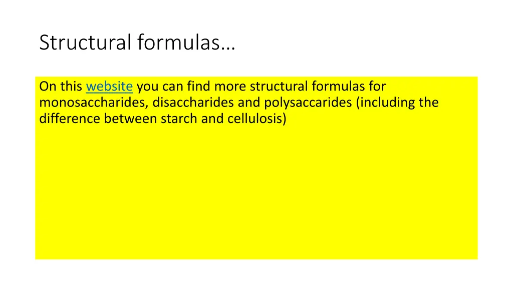 structural formulas