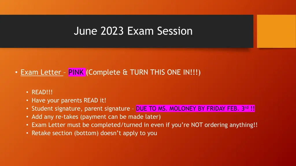 june 2023 exam session 1