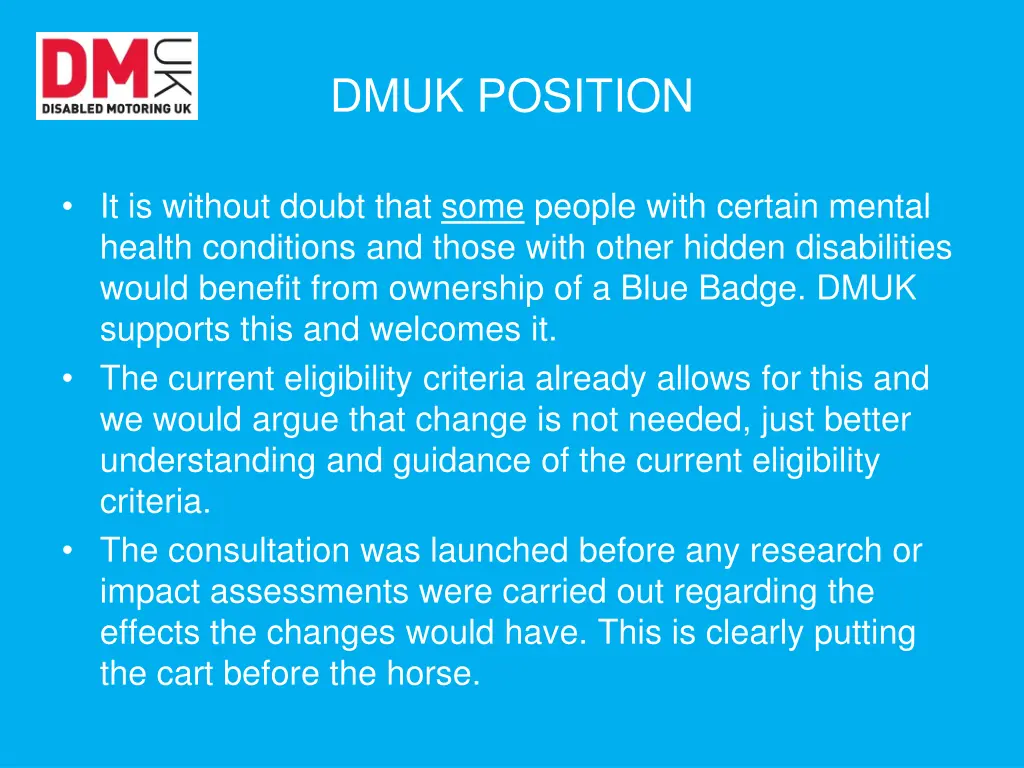 dmuk position