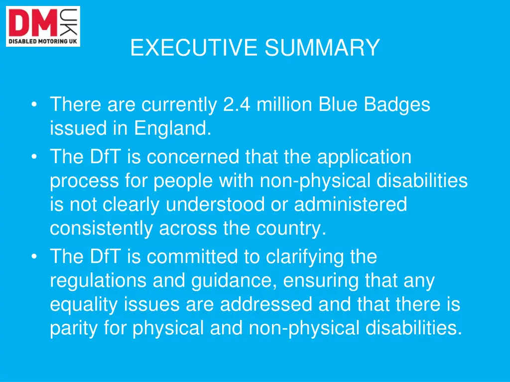 executive summary