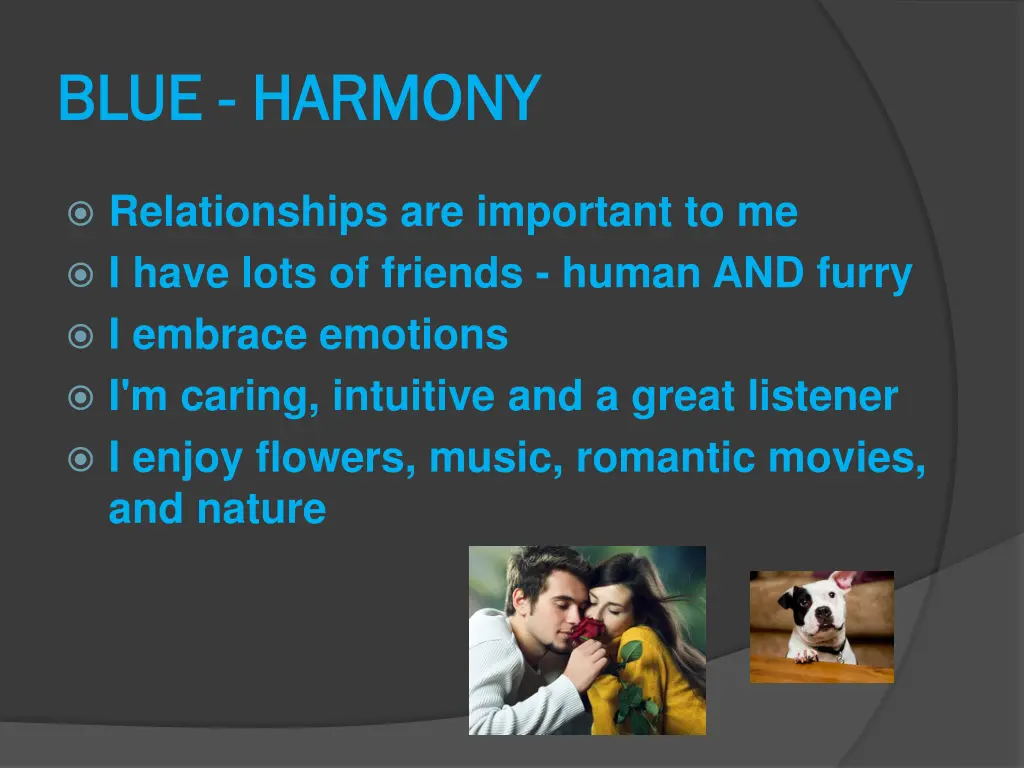 blue blue harmony harmony