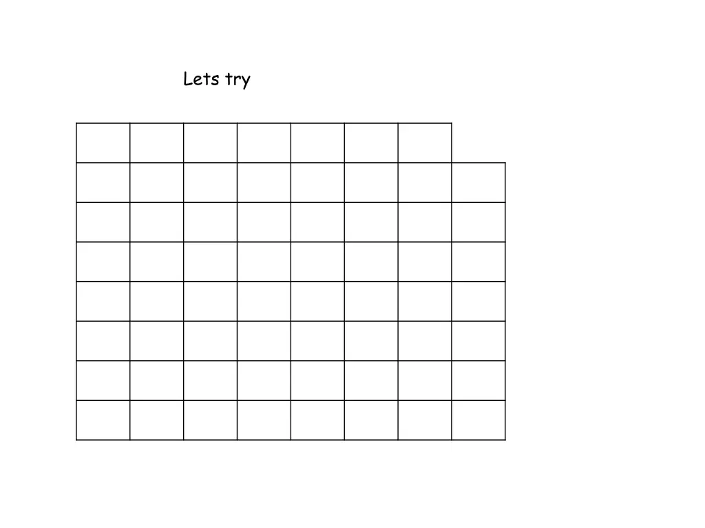 lets try