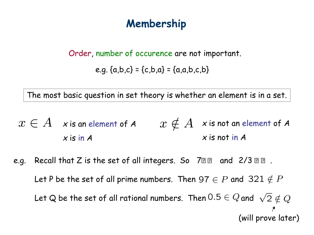 membership