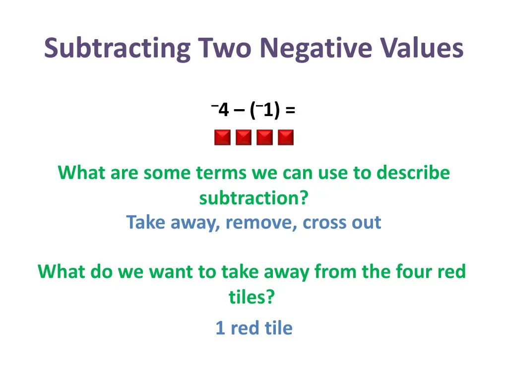 subtracting two negative values 2