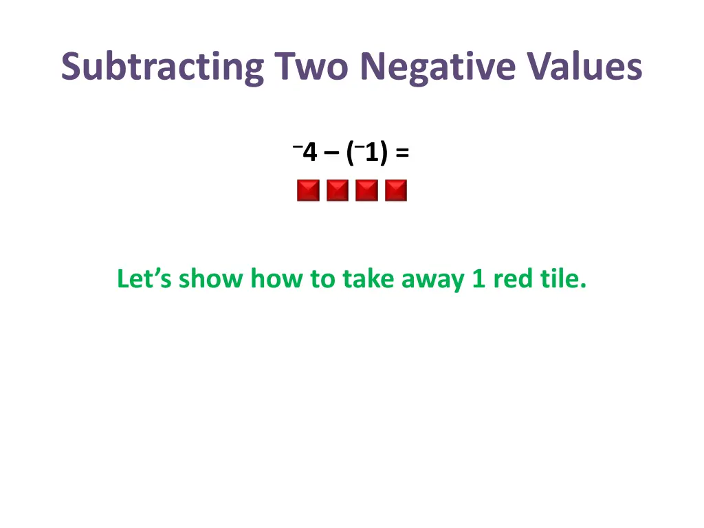 subtracting two negative values 3