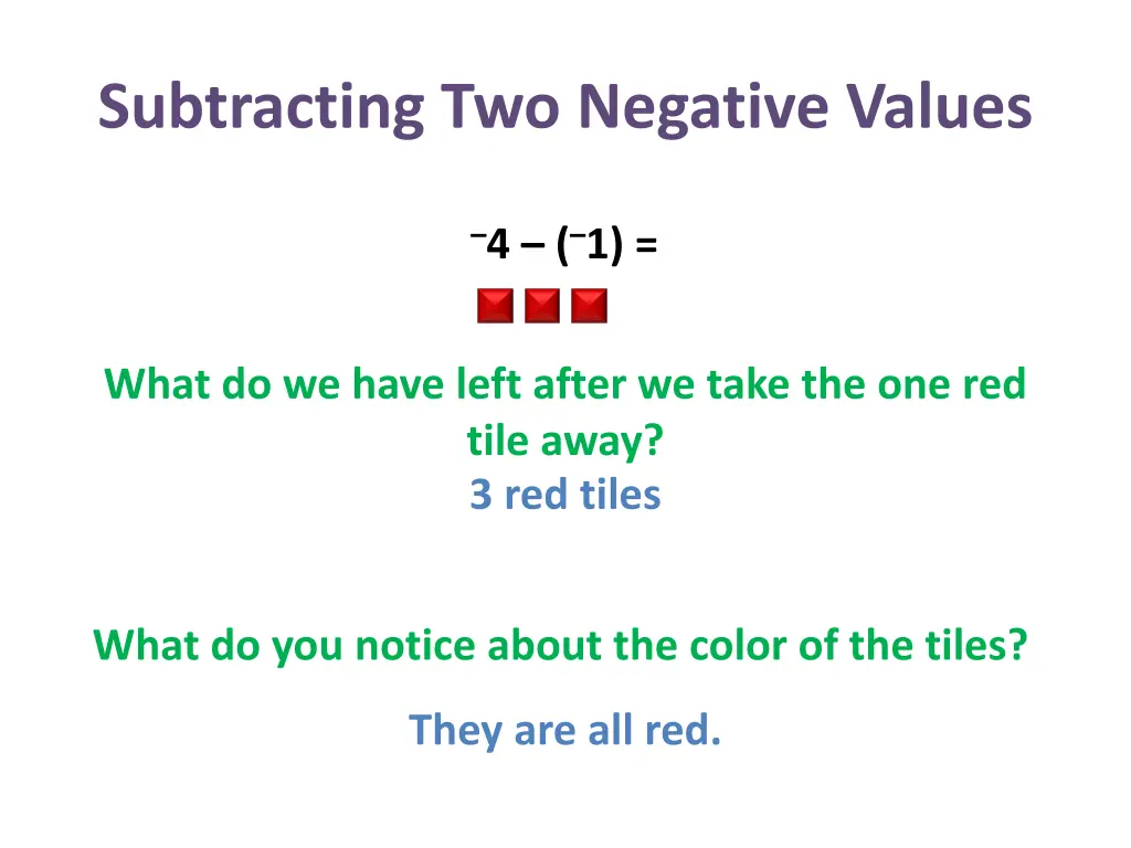 subtracting two negative values 4
