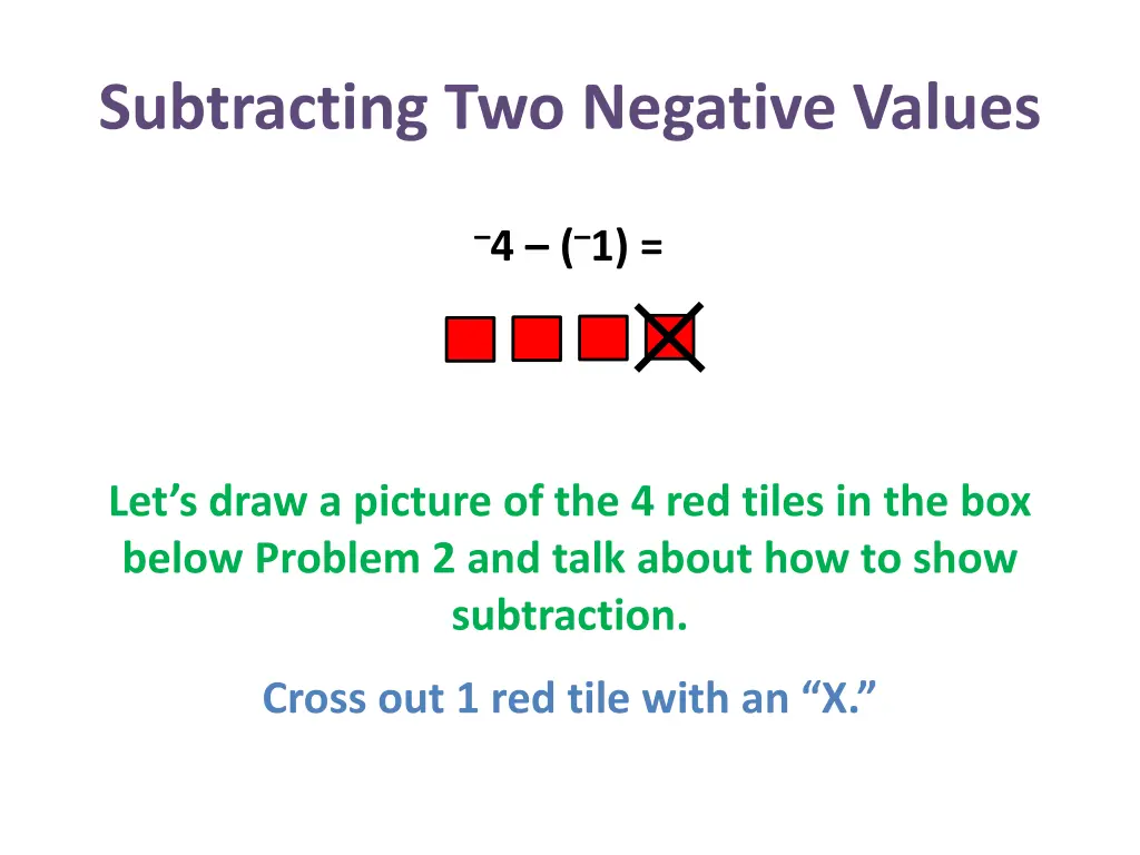 subtracting two negative values 5