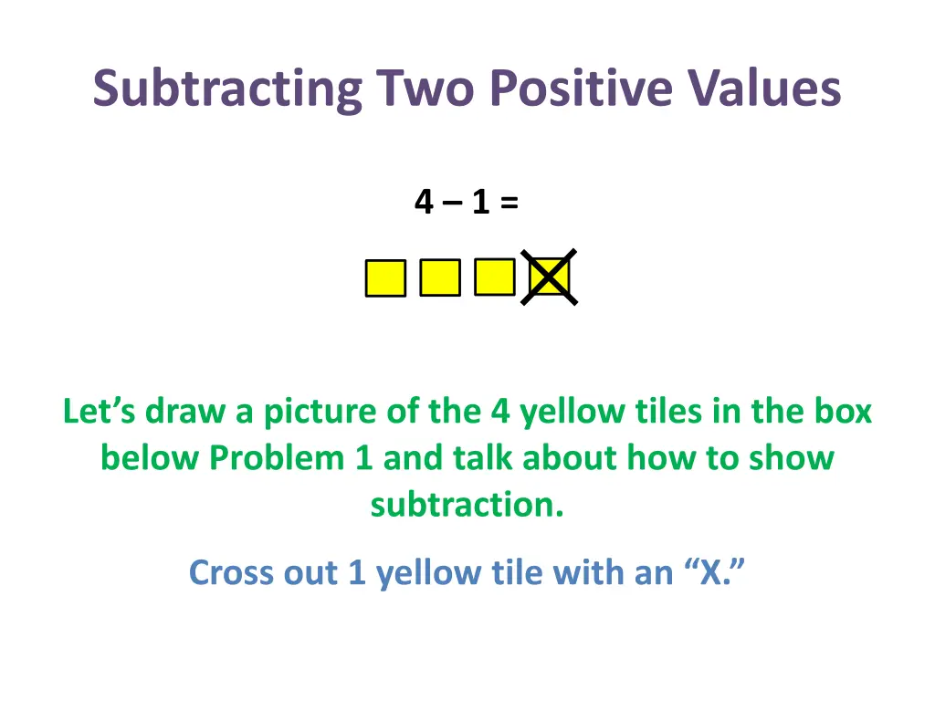 subtracting two positive values 4