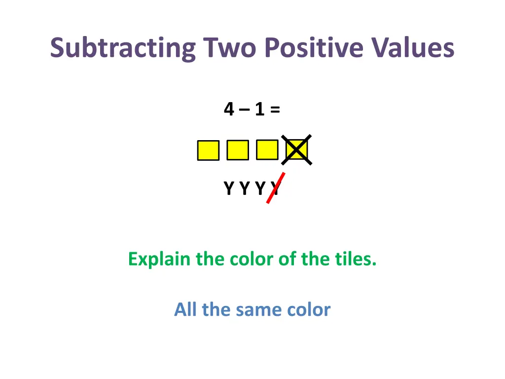 subtracting two positive values 6