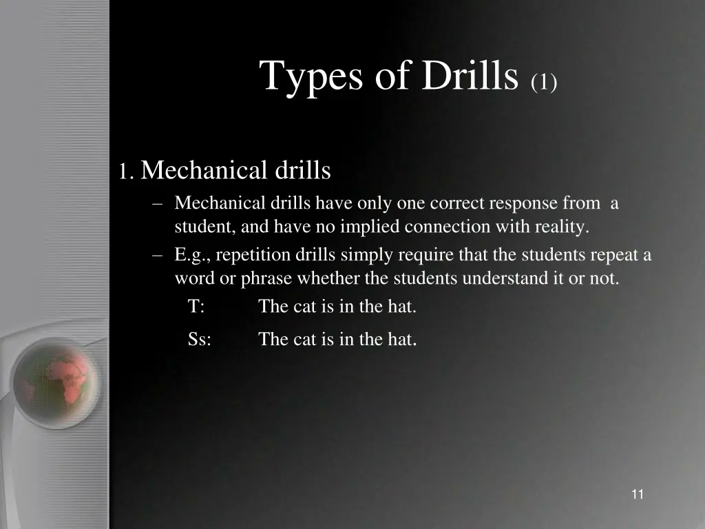 types of drills 1