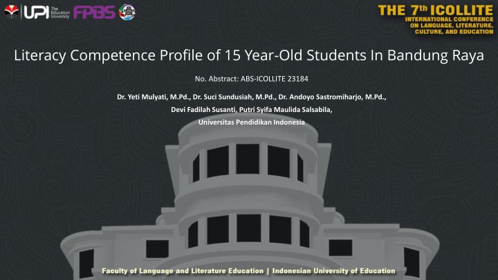 literacy competence profile of 15 year