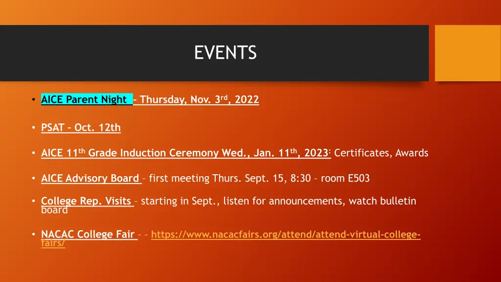 events