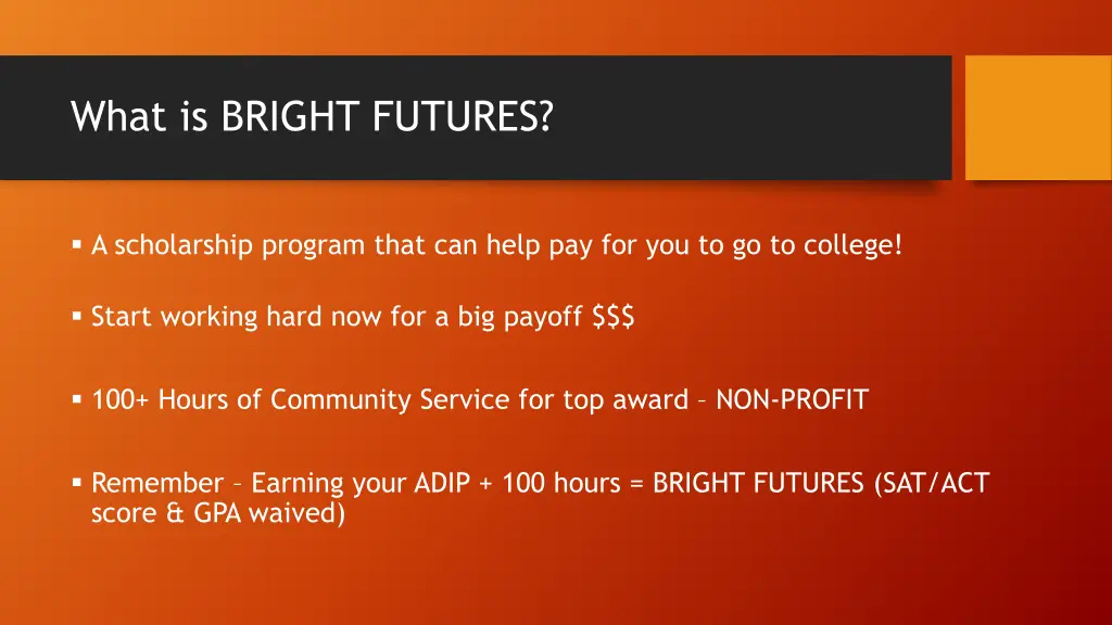 what is bright futures